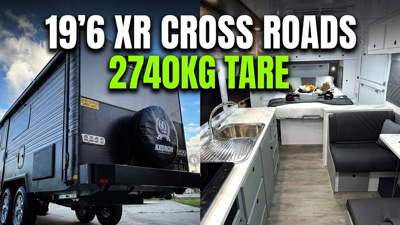 2025 - 19'6 XR 'CROSS ROADS' - 2740 кг - ПЕРЕДНИЙ ВХОД - KEDRON® CARAVAN