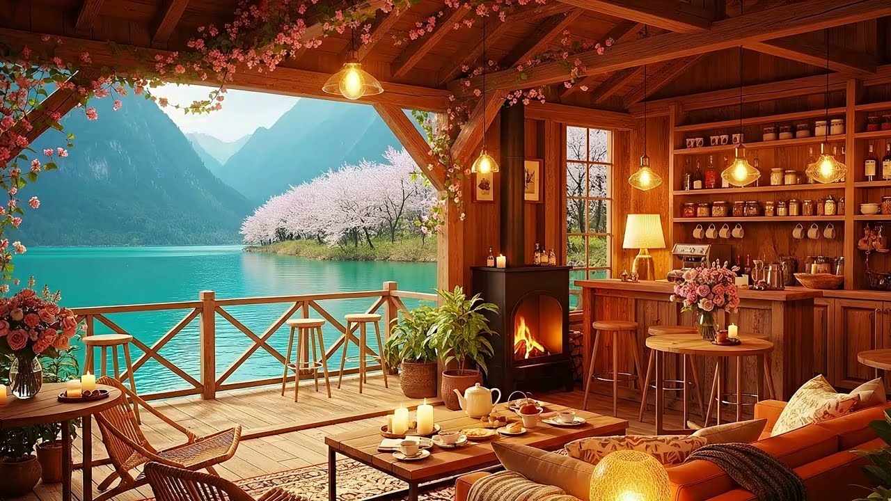 Warm Smooth Jazz in a Premium Café ☕🎷🔥 | Sophisticated Lounge Music for Productivity