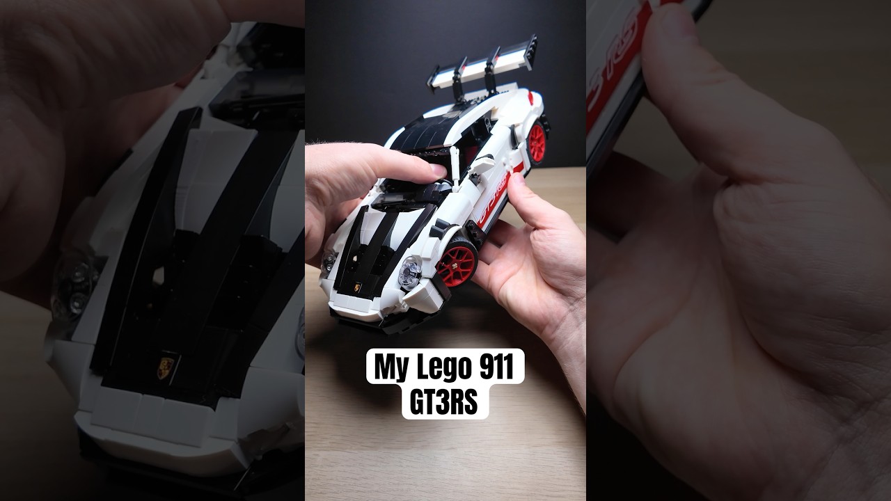 День 6: проектирование 911 GT3RS из Lego #мокс #легоавто #легоgt3rs #porschegt3rs #lego