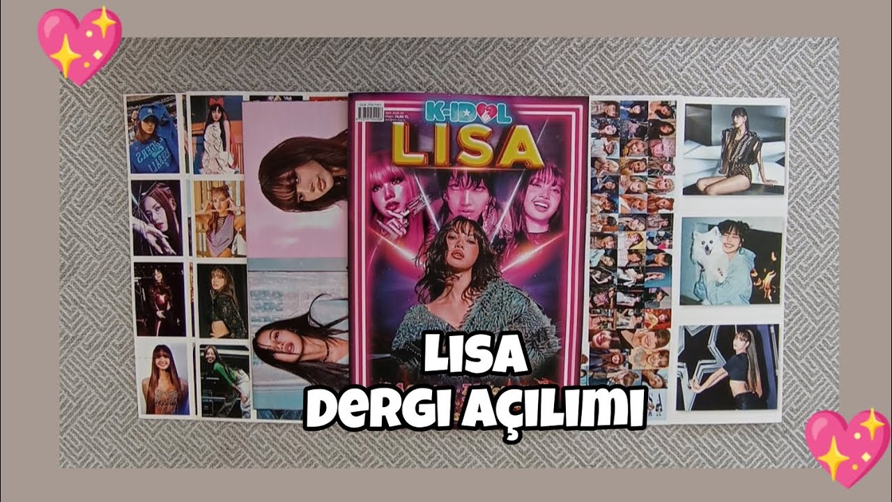KIDOL Lisa &Ouml;zel Dergi A&ccedil;ılımı 💖 2025-2 💖 (with T&uuml;rk & Eng subtitles)