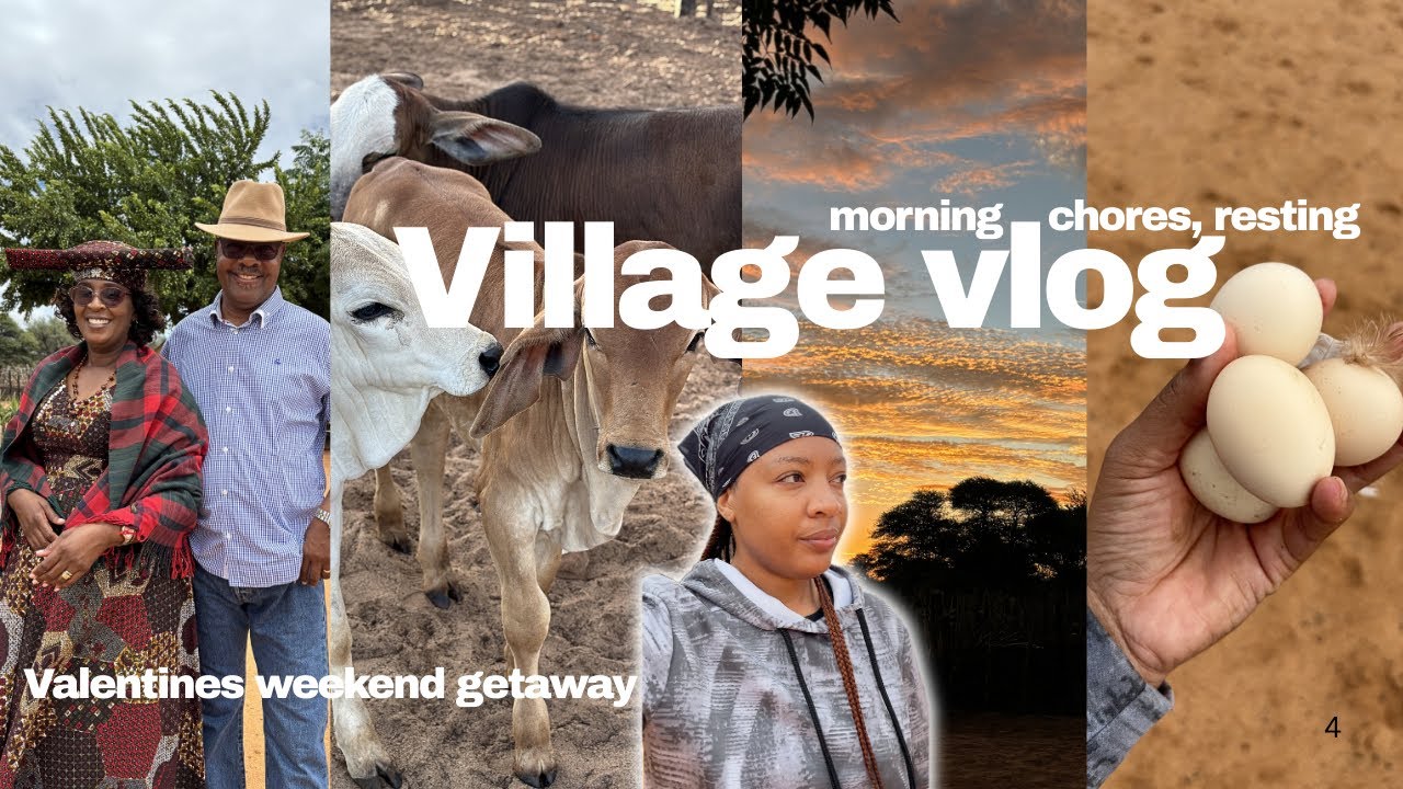 A Real Day in My Village Life| Namibia Vlog🇳🇦| Slow living, family moments, cleaning, venting & more