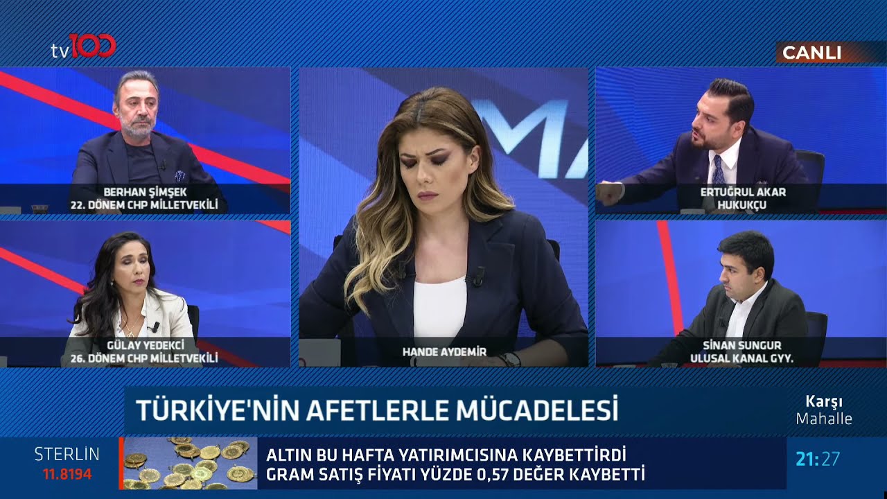 Stüdyoda tartışma büyüdü! Berhan Şimşek, Gülay Yedekci ve Ertuğrul Akar arasında Atatürk tartışması