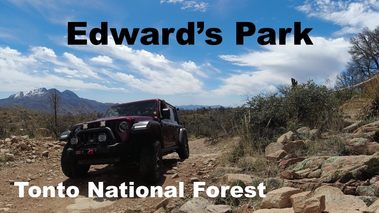 Edward's Park, the Desolate, Lonely Trail at the TOP of Four Peaks.