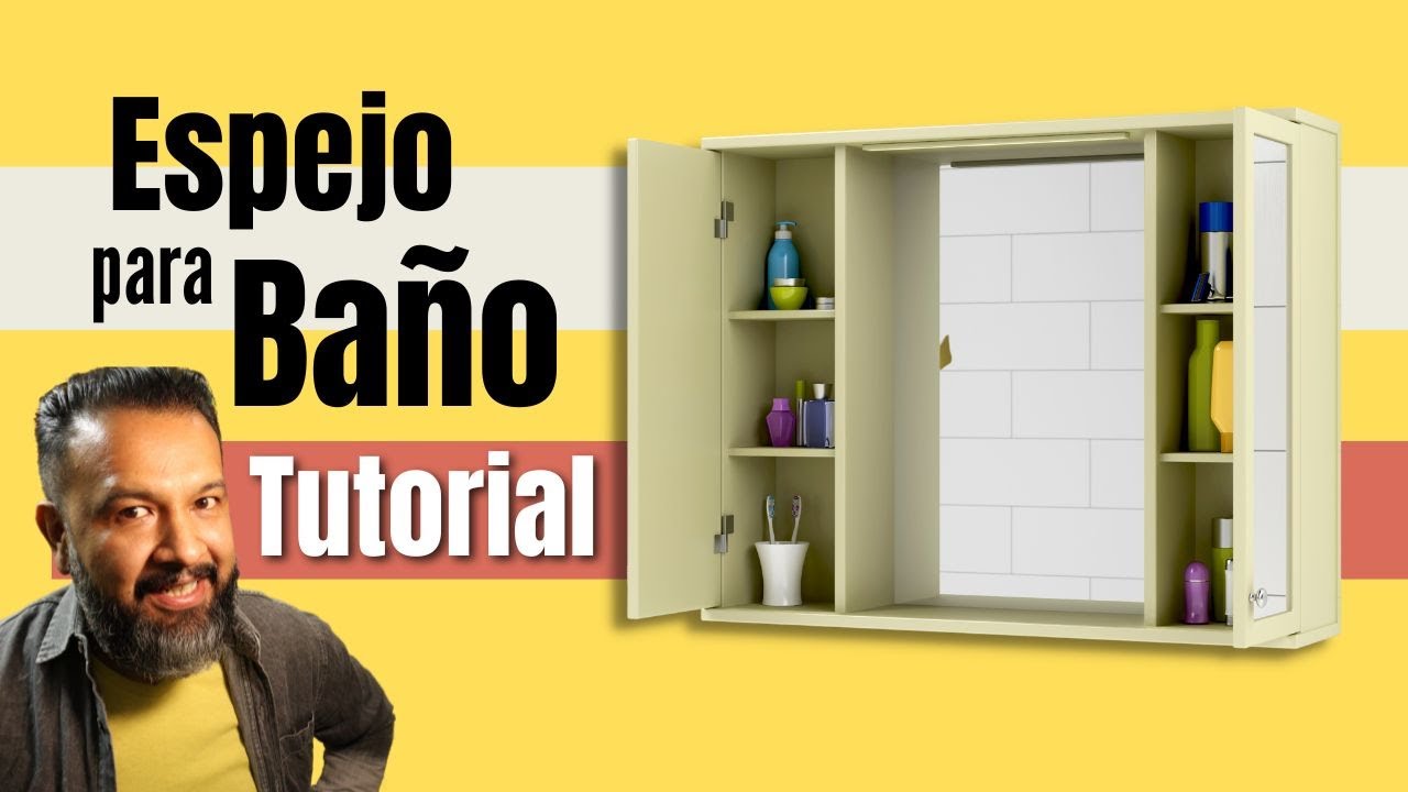 Mueble para Baño con ESPEJO |  paso a paso
