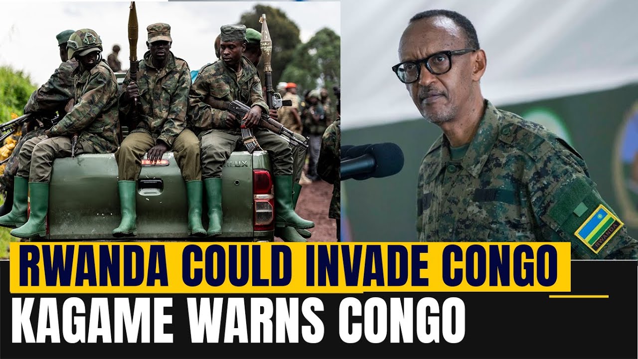 Kagame threatens to attack Congo. Says a 'red line' has been crossed.