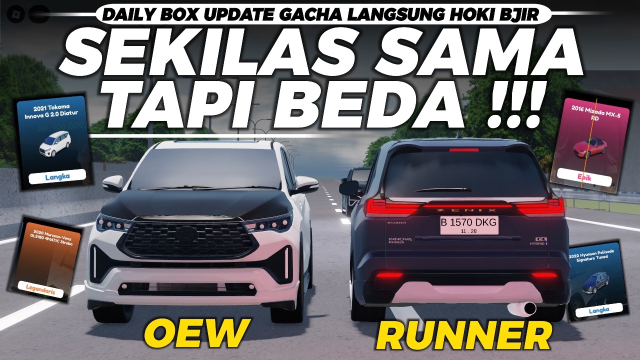 SEKALI GACHA HOKI BJIRR‼️ Zenix Limited Spesial OEW & RUNNER Lebih Bagus Mana?! - Roblox CDID V2.4