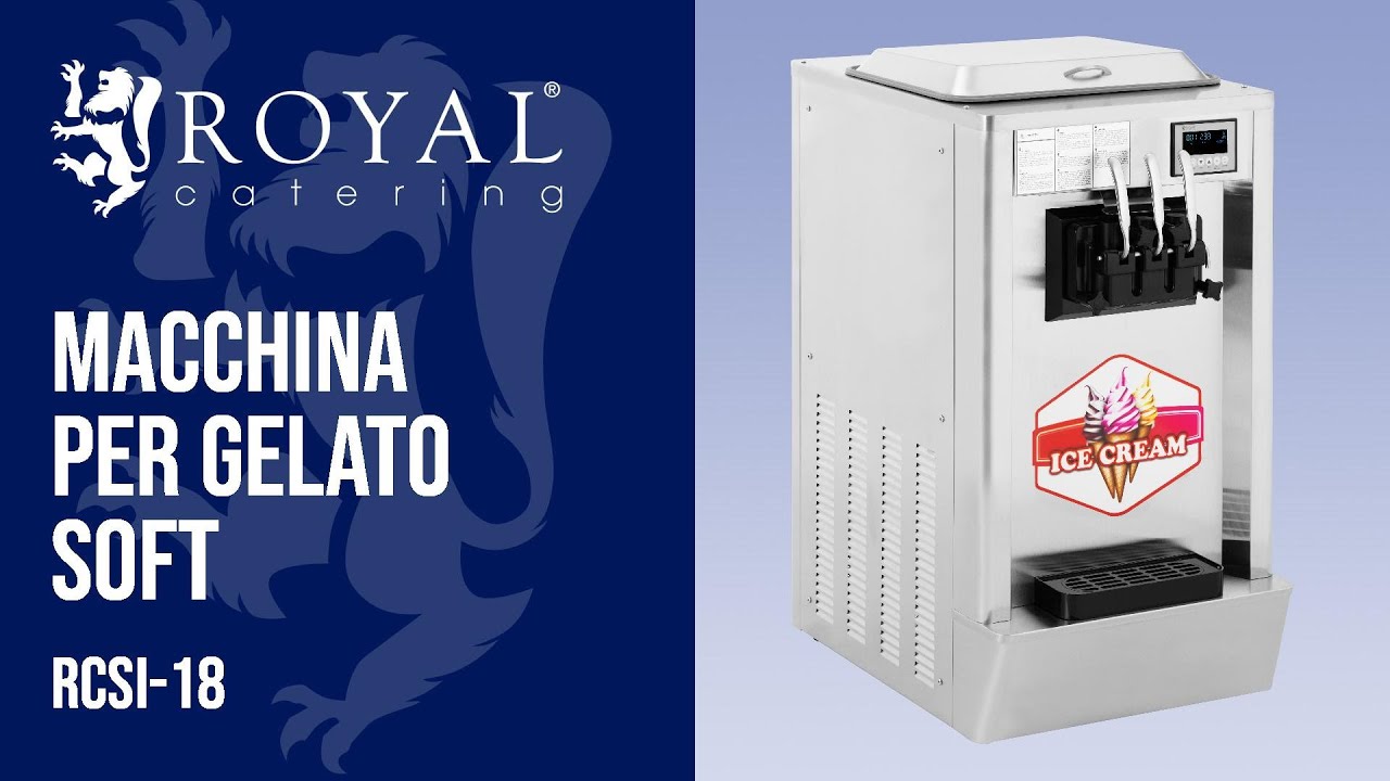 Macchina per gelato soft Royal Catering RCSI-18 | Presentazione del prodotto 10012842