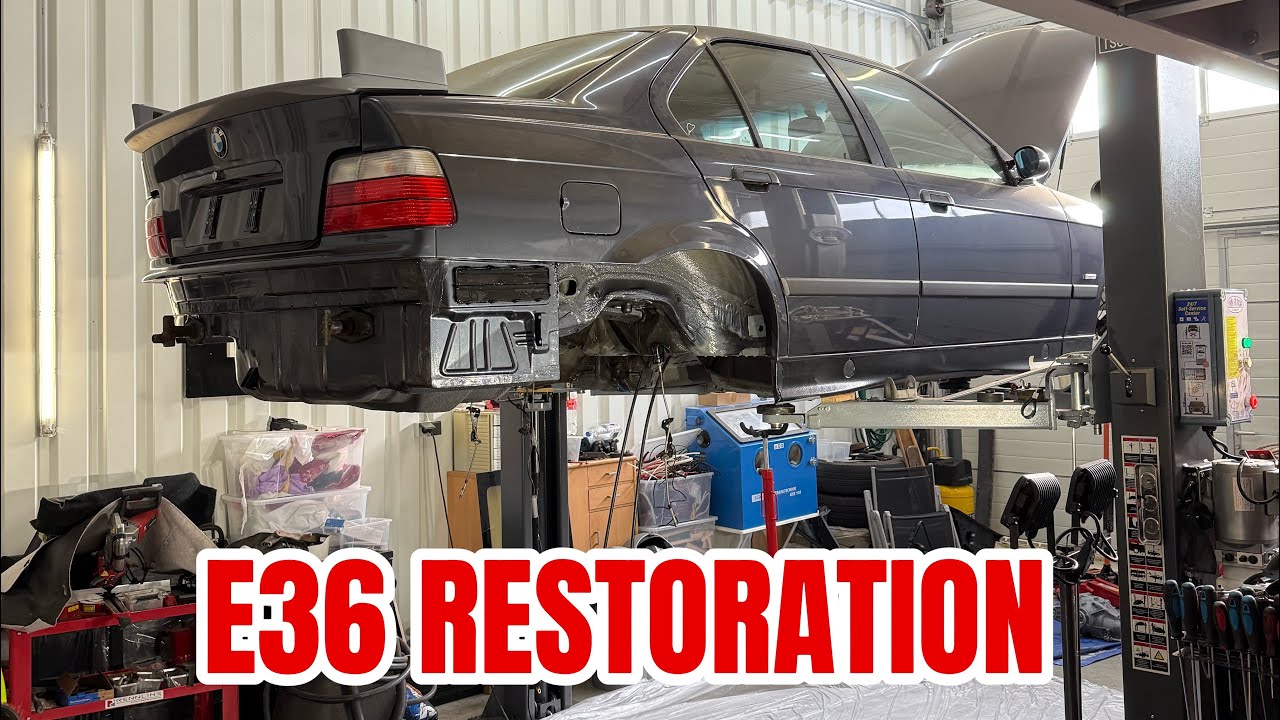 RESTORING THE UNDERSIDE OF MY BMW E36!