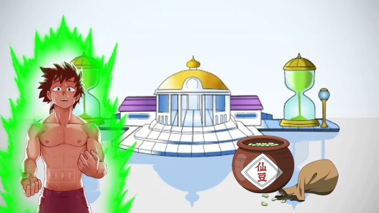 what if deku had hyperbolic time chamber and senzu beans part 2