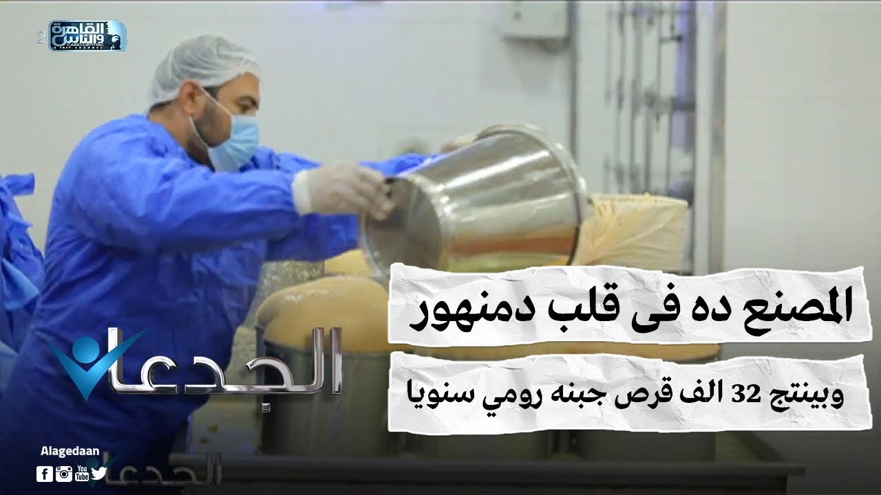 المصنع ده فى قلب دمنهور .. وبينتج ٣٢ الف قرص جبنه رومي سنويا