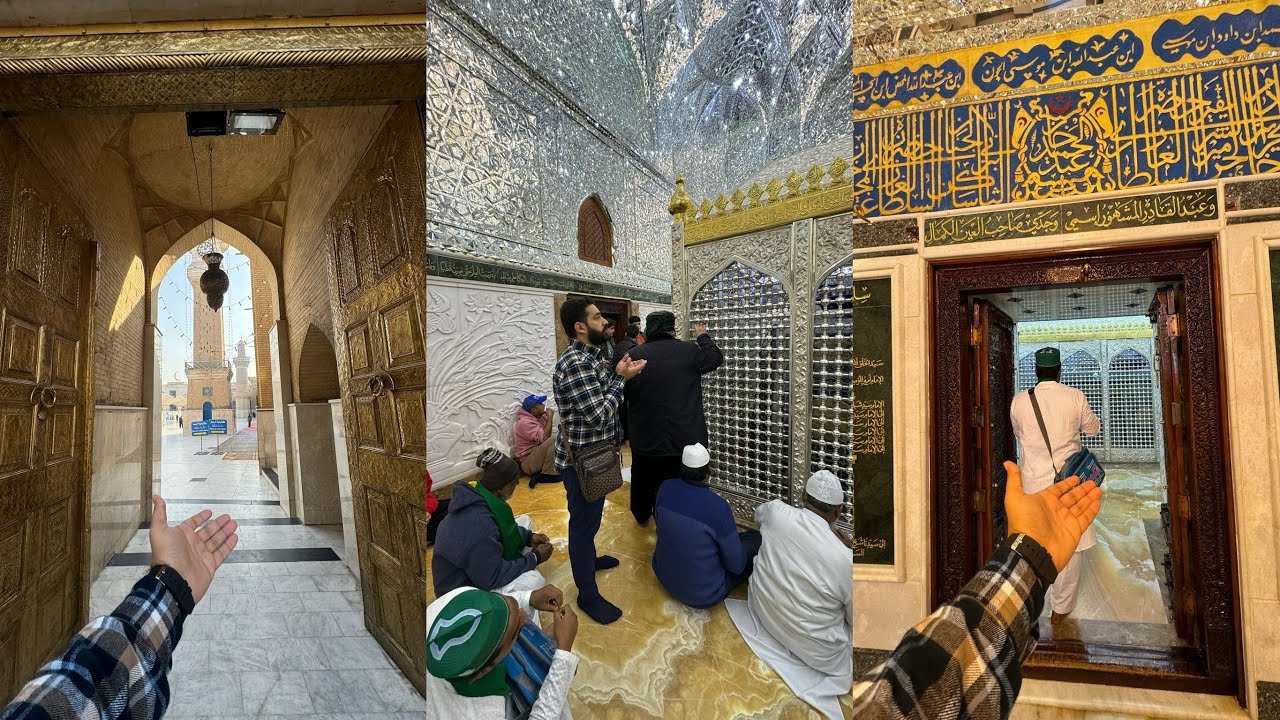 زيارة مرقد الشيخ عبد القادر الكيلاني ( ابو صالح) بمنطقة باب الشيخ