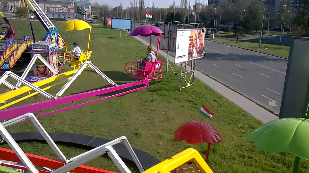 Ufo körhinta Németh Vidámpark Pólus Center 2014. május 29.