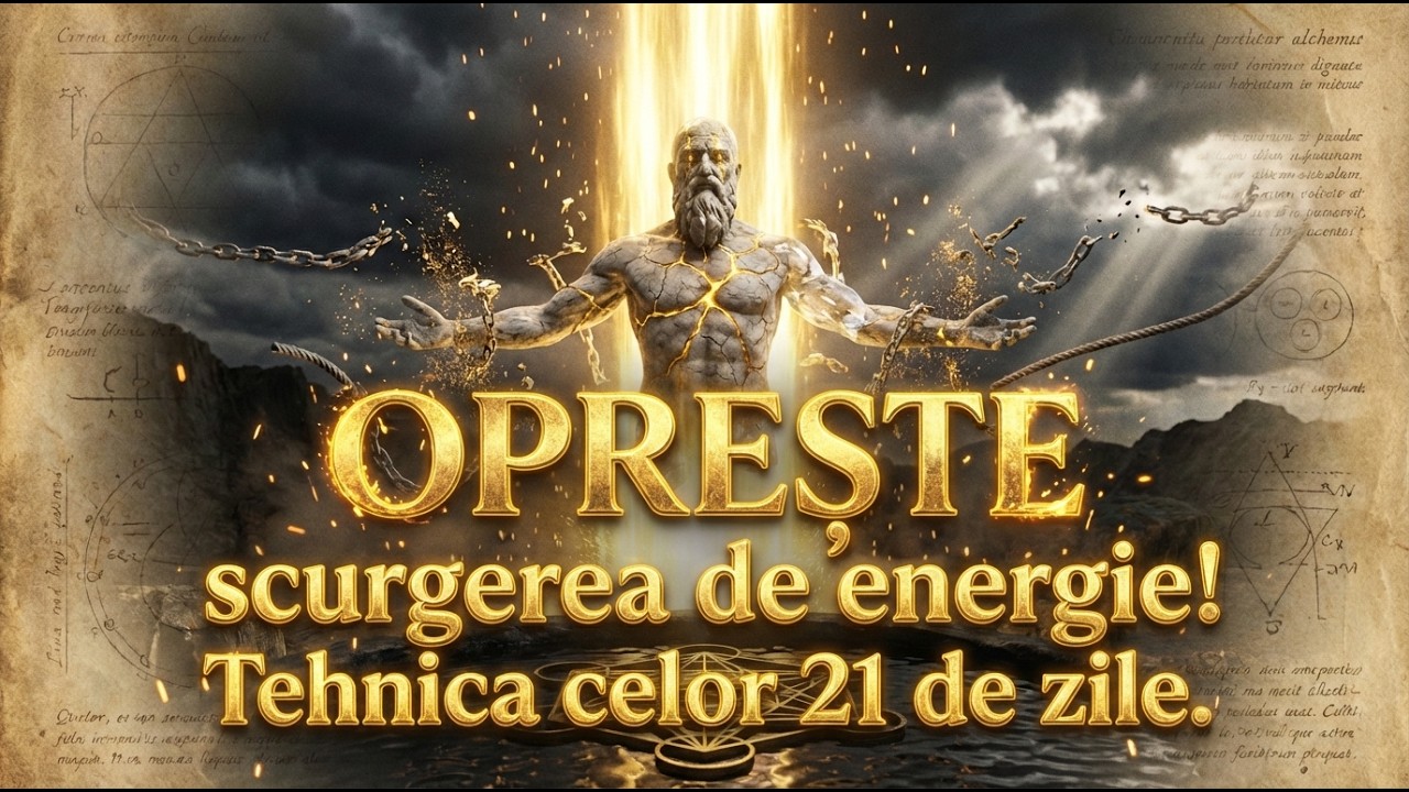 SECRETUL INIȚIAȚILOR: Cum să devii INVULNERABIL și să nu mai pierzi ENERGIE 🏛️✨