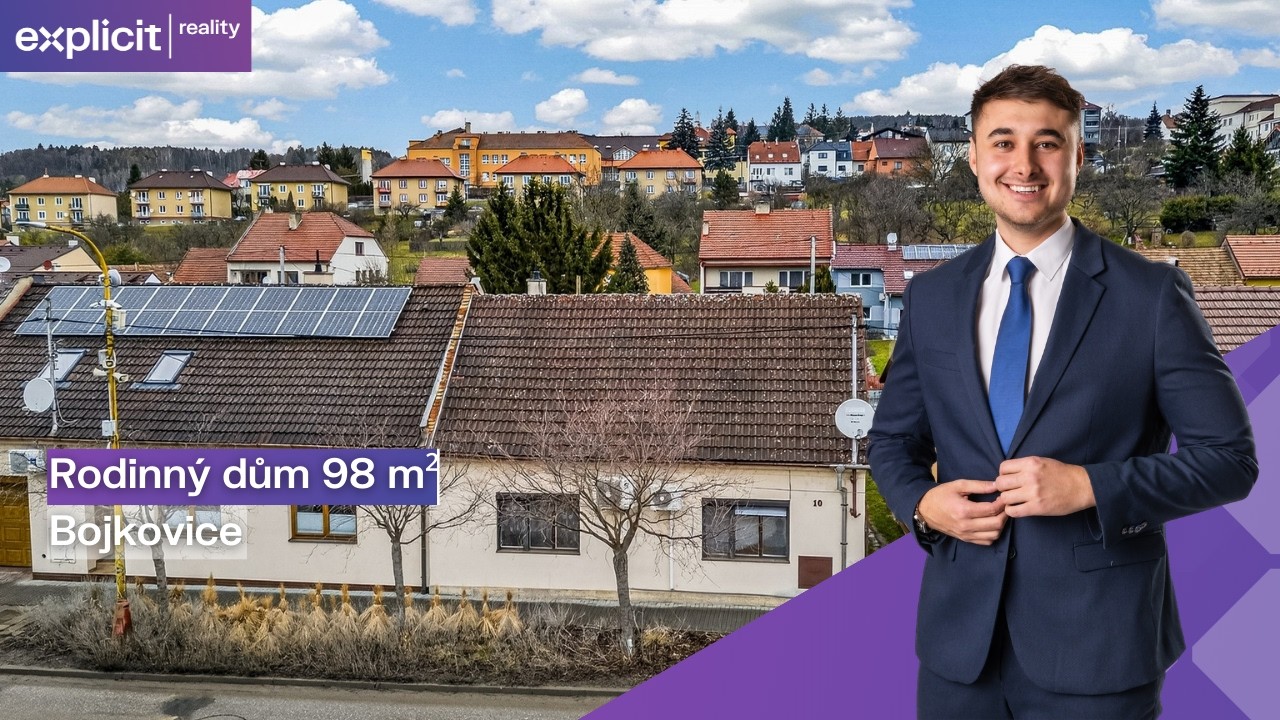 Martin Souček - Prodej rodinného domu 98 m², pozemek 186 m² - Bojkovice