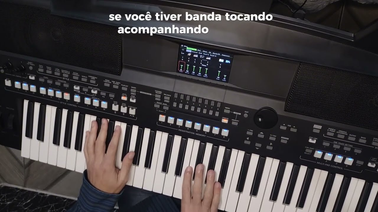Aprenda corinho de fogo para tocar no teclado. Tutorial fácil: 🎹😍