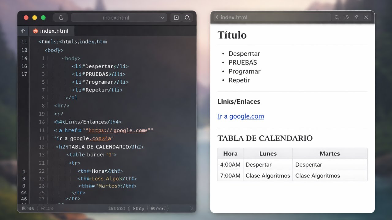Aprende HTML para crear páginas web desde 0