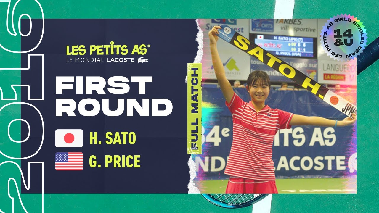Les Petits As 2016 | Girls First Round | Himari Sato vs. Gabriella Price