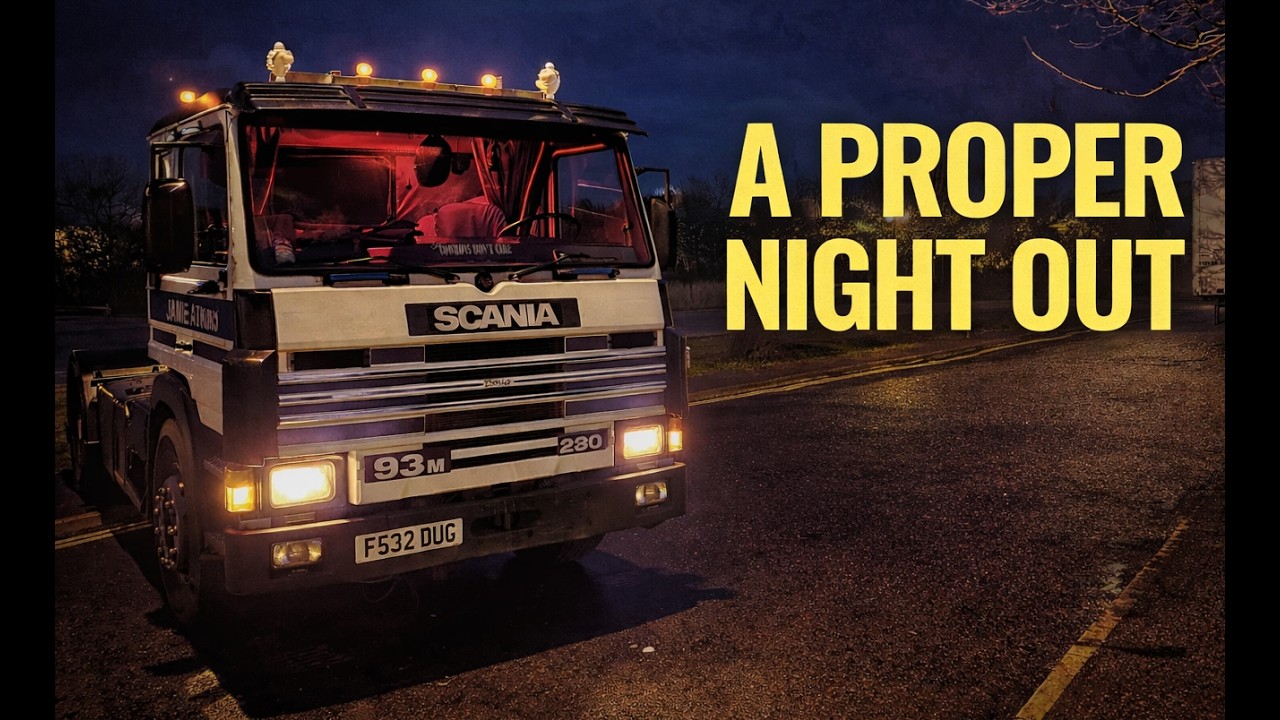 Spending the Night in My 1989 Scania 93M