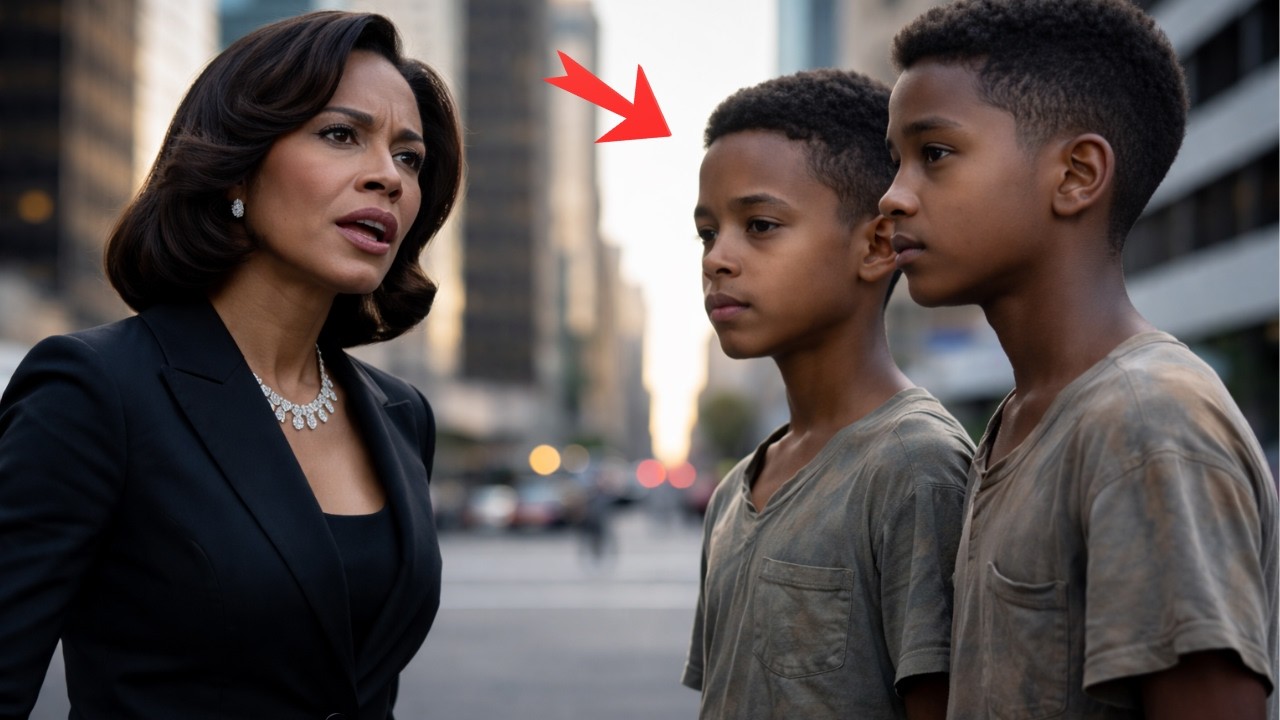 The Black billionaire woman demanded gratitude loudly,,two Black poor boys gave none quietly..
