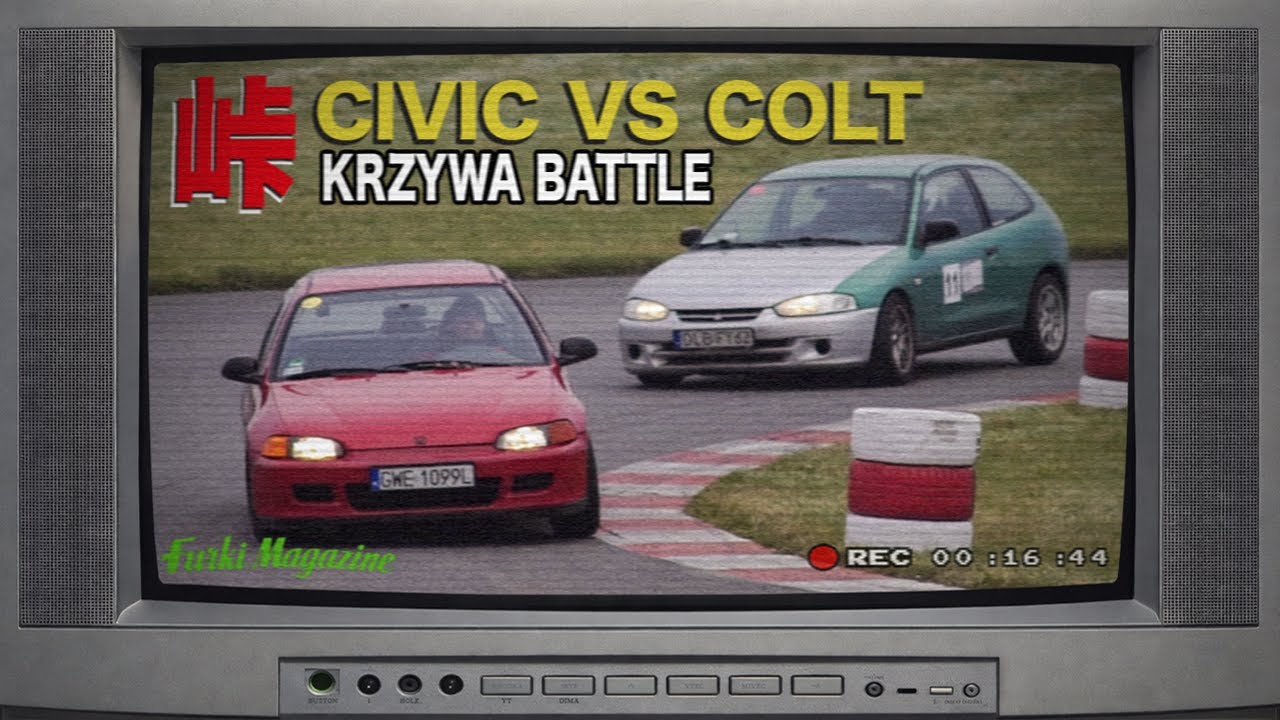 HONDA CIVIC EG vs MITSUBISHI COLT CJ - Na Krzywej #65