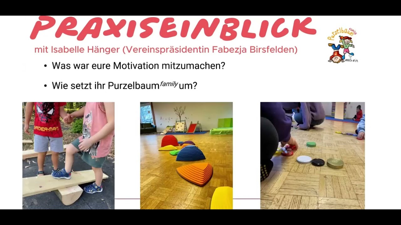 Praxiseinblick Purzelbaum family