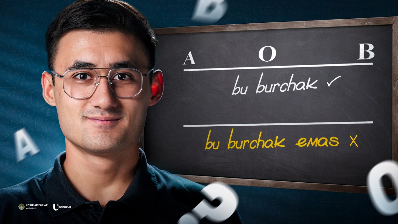 Burchak nima? Burchak turlari | 5-sinf matematika #30
