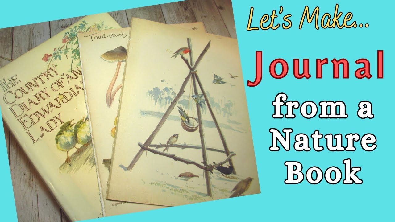 Making a Junk Journal from a nature book by Edith Holden Part 1