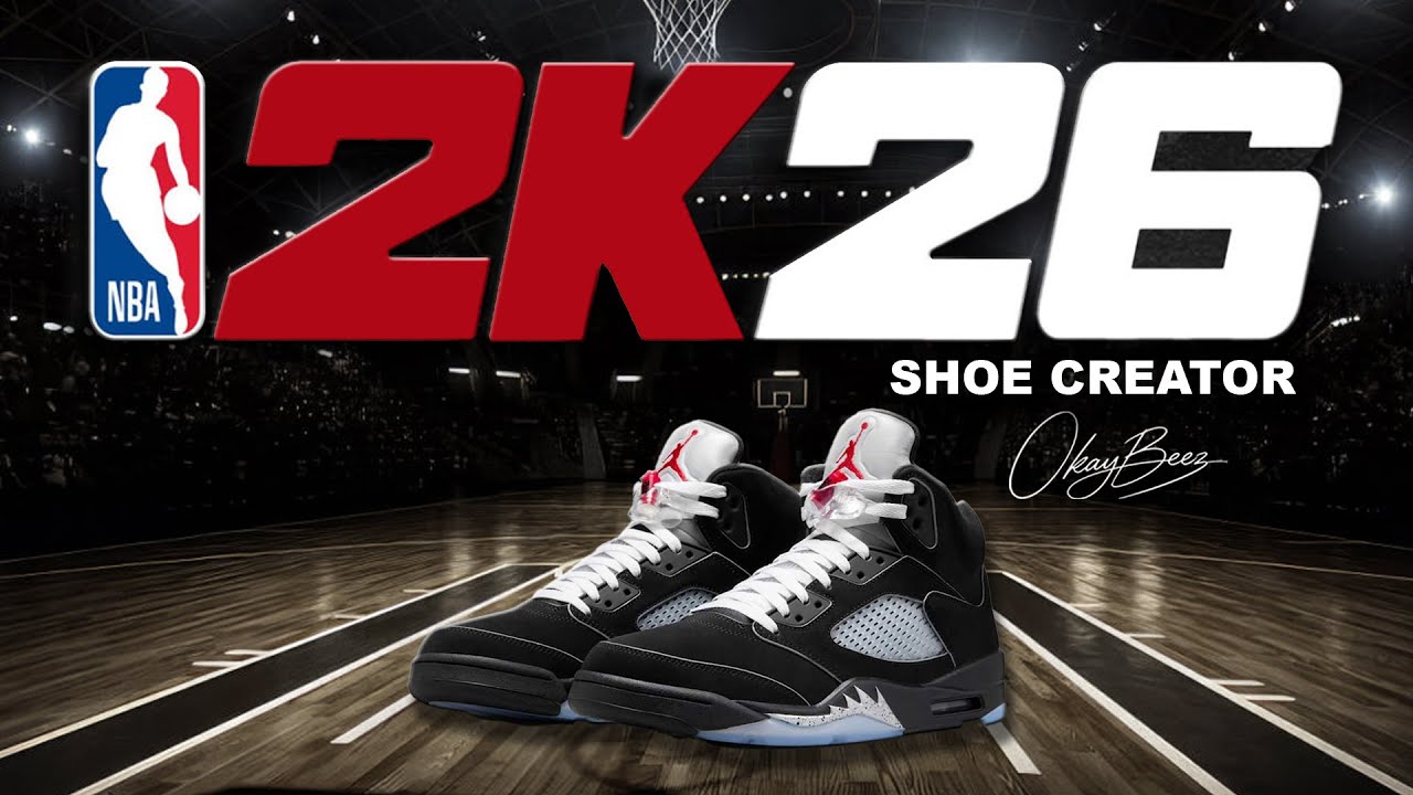NBA 2K26 Shoe Creator - How to make Air Jordan Retro 5 'Metallic Reimagined'