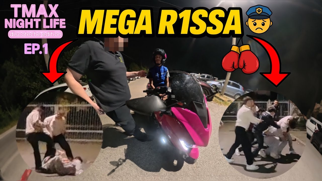 Da felpa rubata a rissa gigante: la vera serata è fuori i locali 🤯🌃 | Tmax Discoteche Life Edition