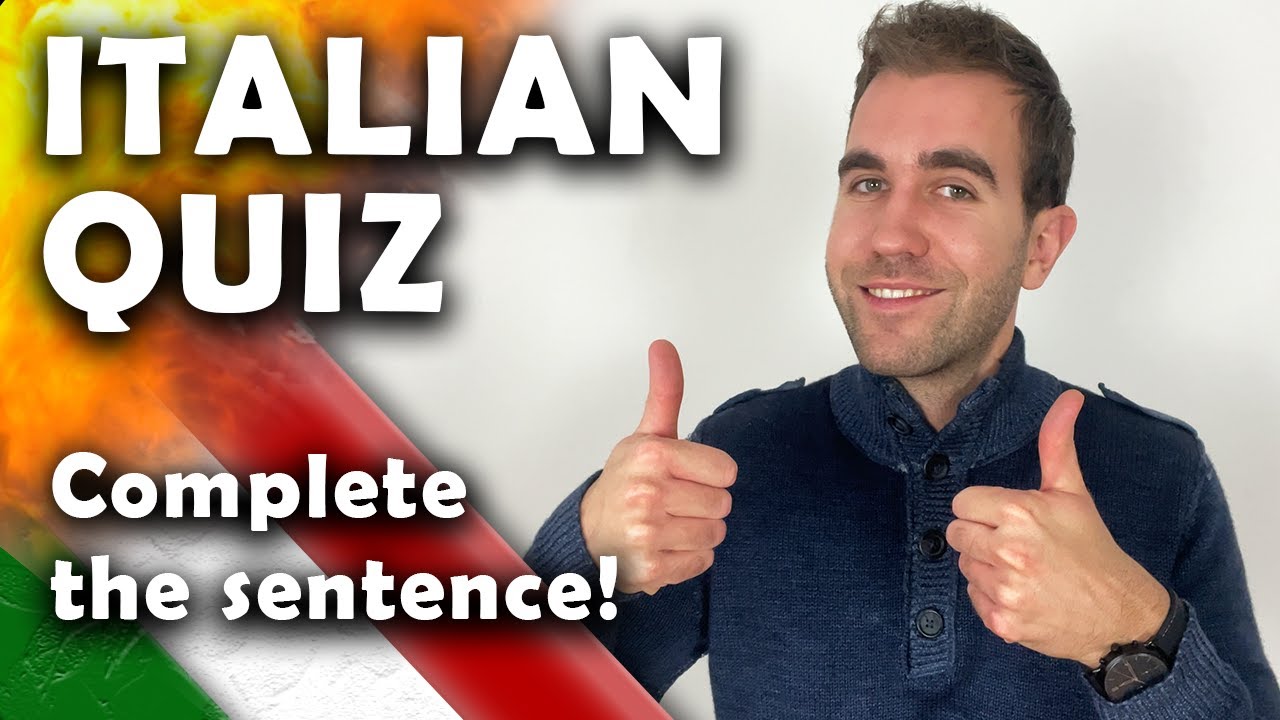 Test su VOCABOLI ed ESPRESSIONI ITALIANE! | Italian words and expressions test