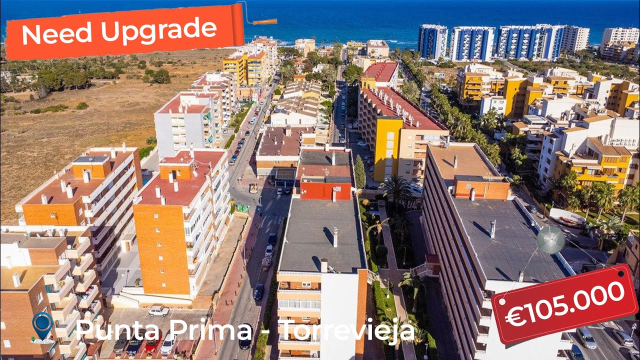 3 bed apartment at only 300 meters from the beach in Punta Prima