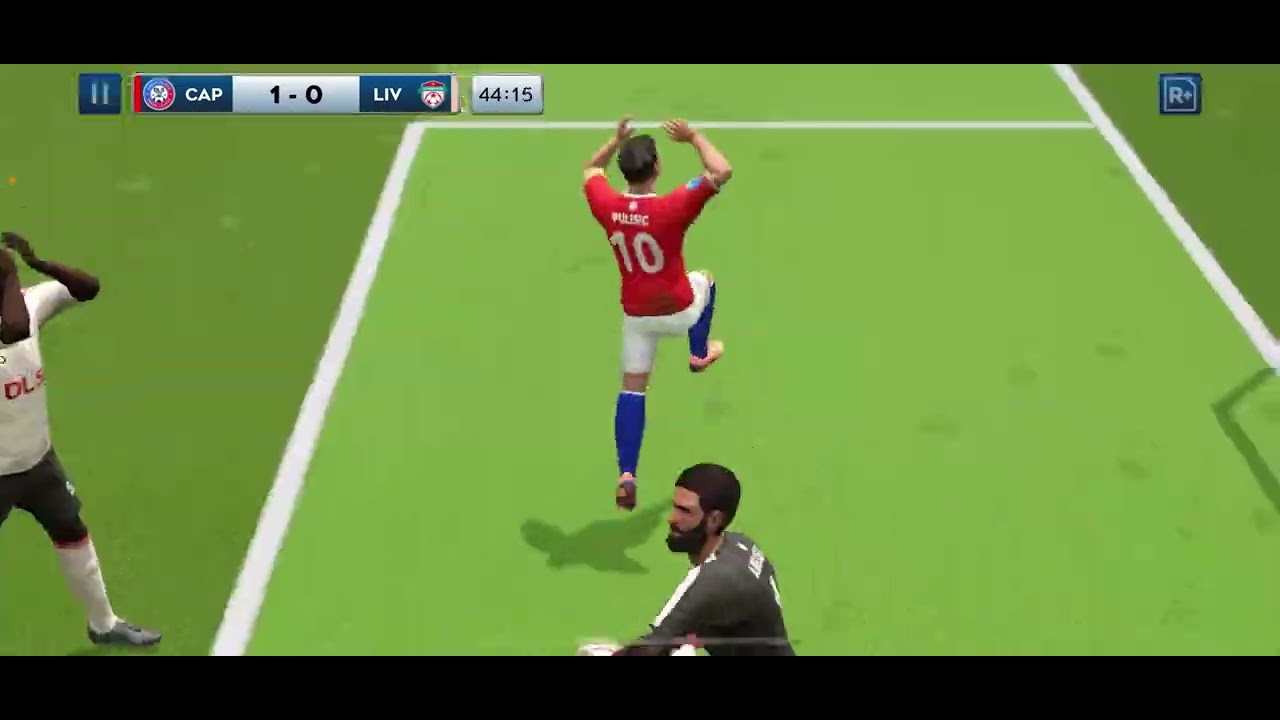 Jogando contra o Liverpool