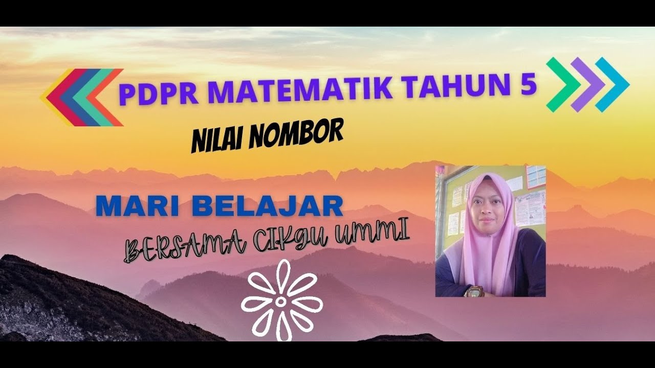 VIDEO PDPR MATEMATIK TAHUN 5