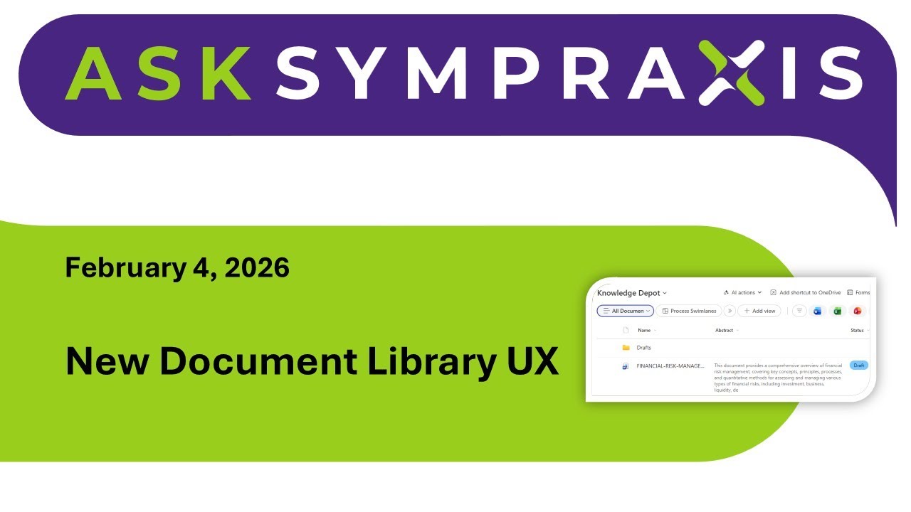 New SharePoint Document Library UX