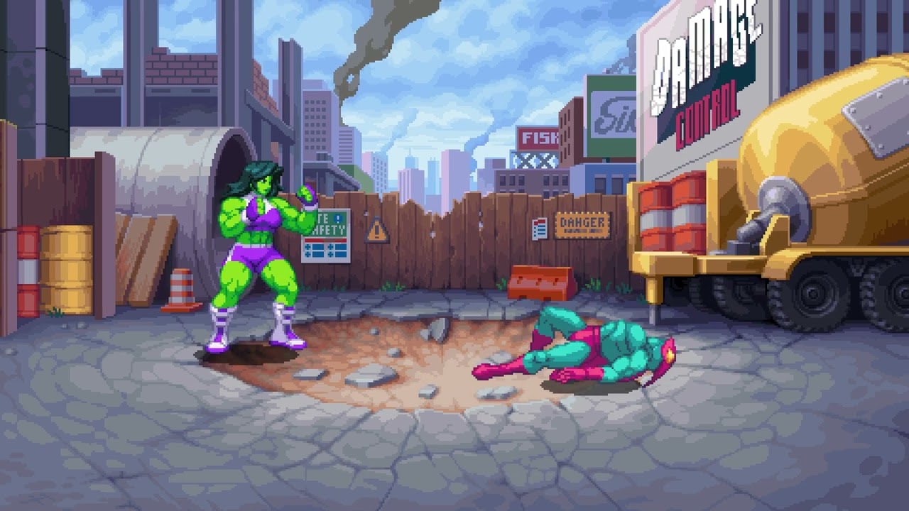 Marvel Cosmic Invasion Demo Phyla-Vell and She-Hulk