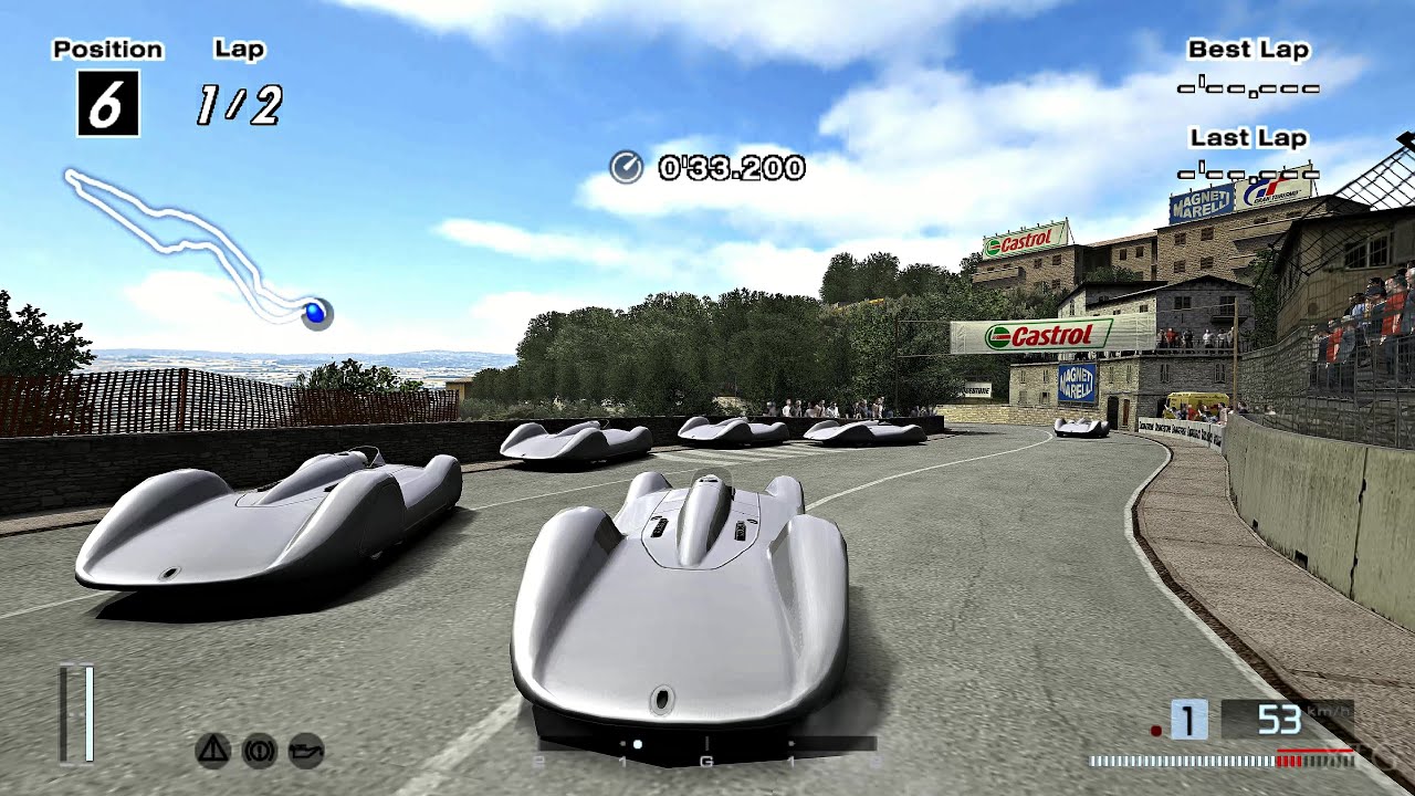 [#1571] Gran Turismo 4 - Auto Union Touge Battle PS2 Gameplay HD