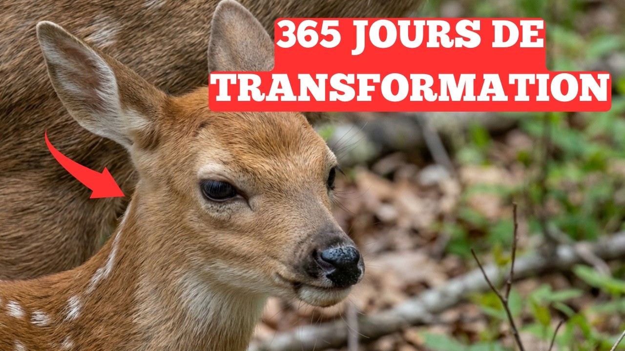 Jour 0 au Jour 365 : L’étonnante évolution d’un Faon en Cerf majestueux