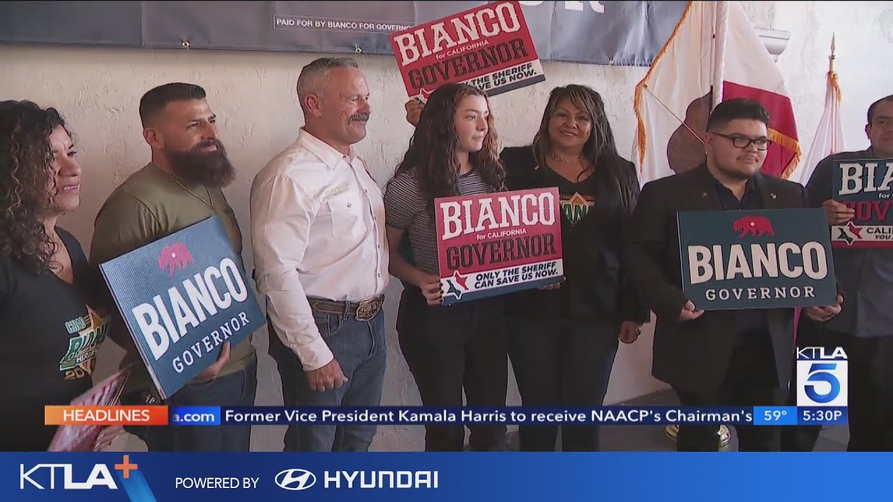 Riverside Co. Sheriff Chad Bianco running for governor