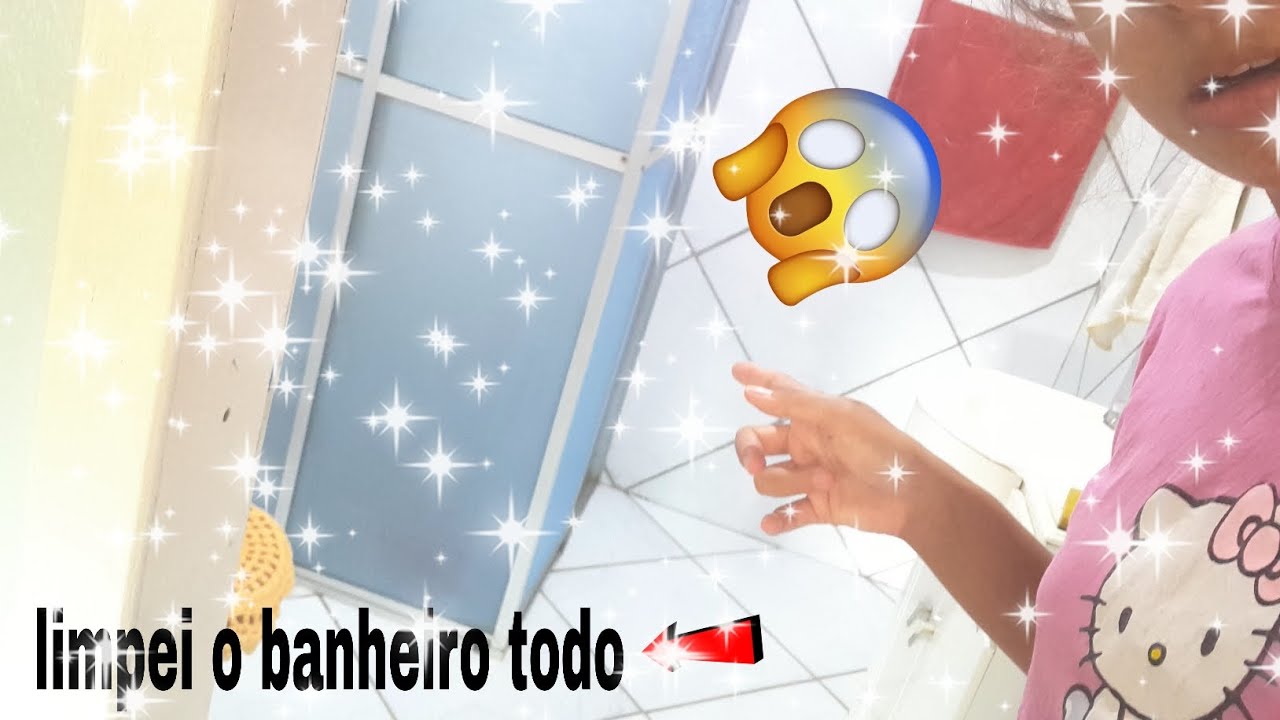 Limpei o banheiro 🚻  todinho que legal olha só? ...