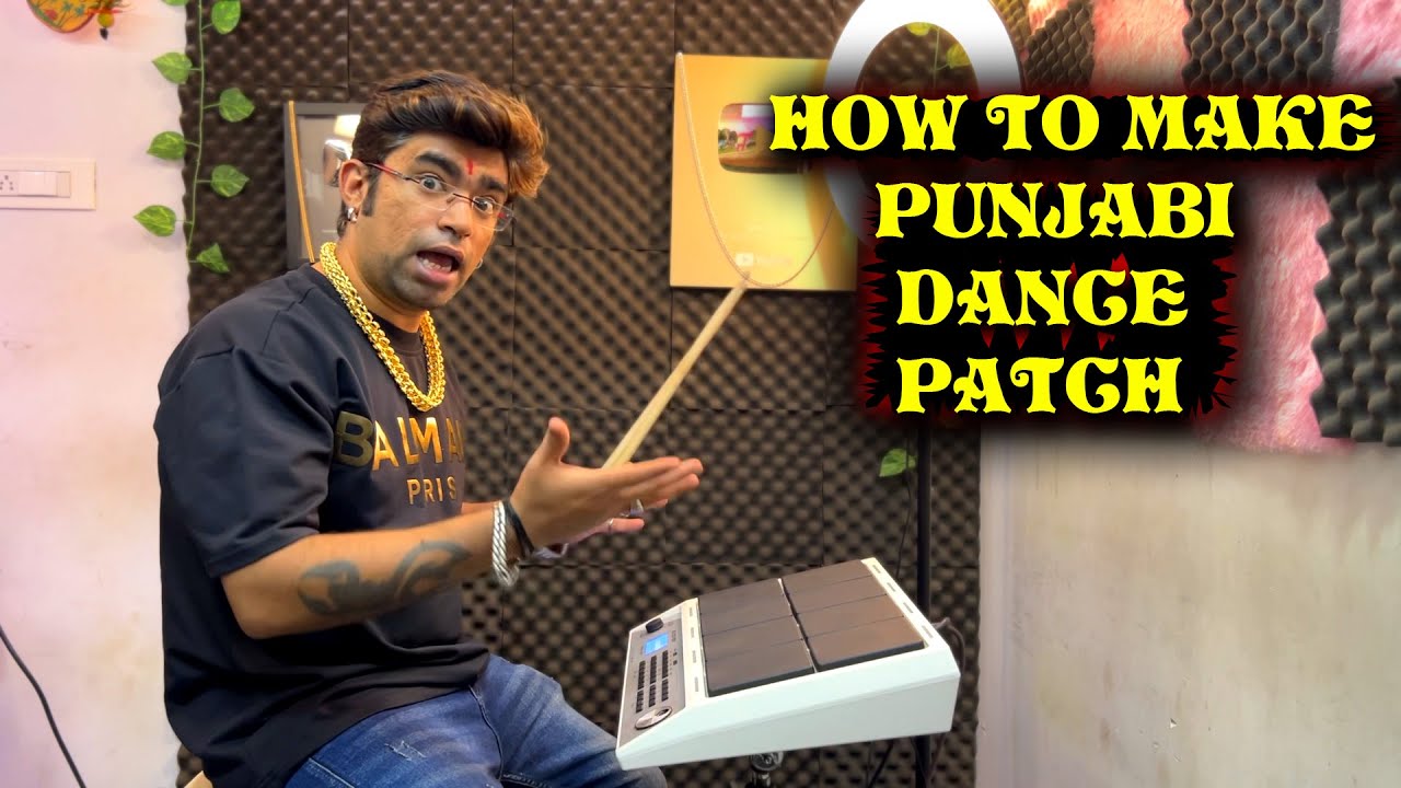 How To Make Punjabi Dance Patch On Octapad MS-P20 PRO | Janny Dholi