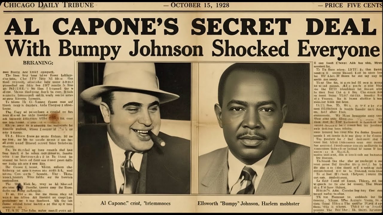 1928 News: Al Capone’s Secret Deal with Bumpy Johnson Shook New York