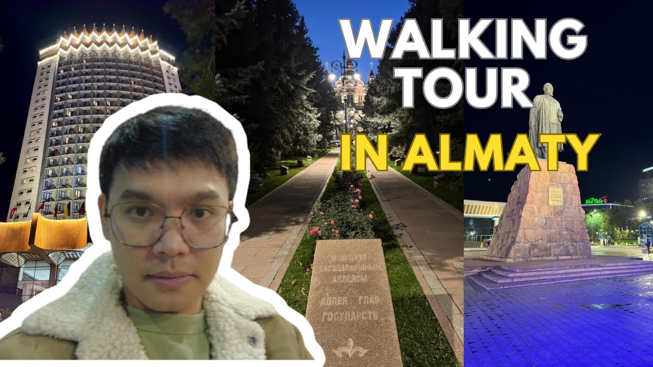 KAZAKHSTAN VLOG | WALKING TOUR IN ALMATY + LAST DAY IN KAZAKHSTAN