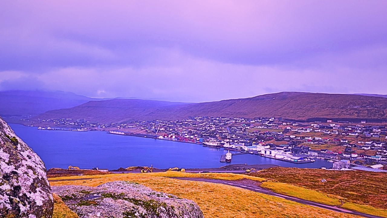 Walking tour to Runavík | Faroe Islands, Runavík, Saltnes [4K HDR]