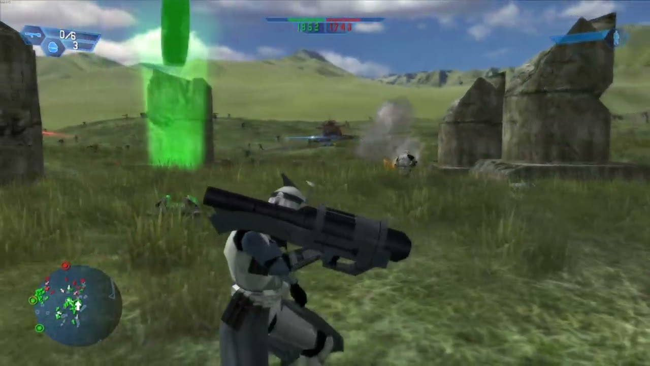 Star Wars Battlefront (2004) - Naboo: Plains but its 200v200 gameplay Republic