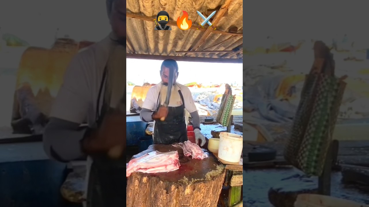 Amazing Stingray Fish Cutting Skills! 