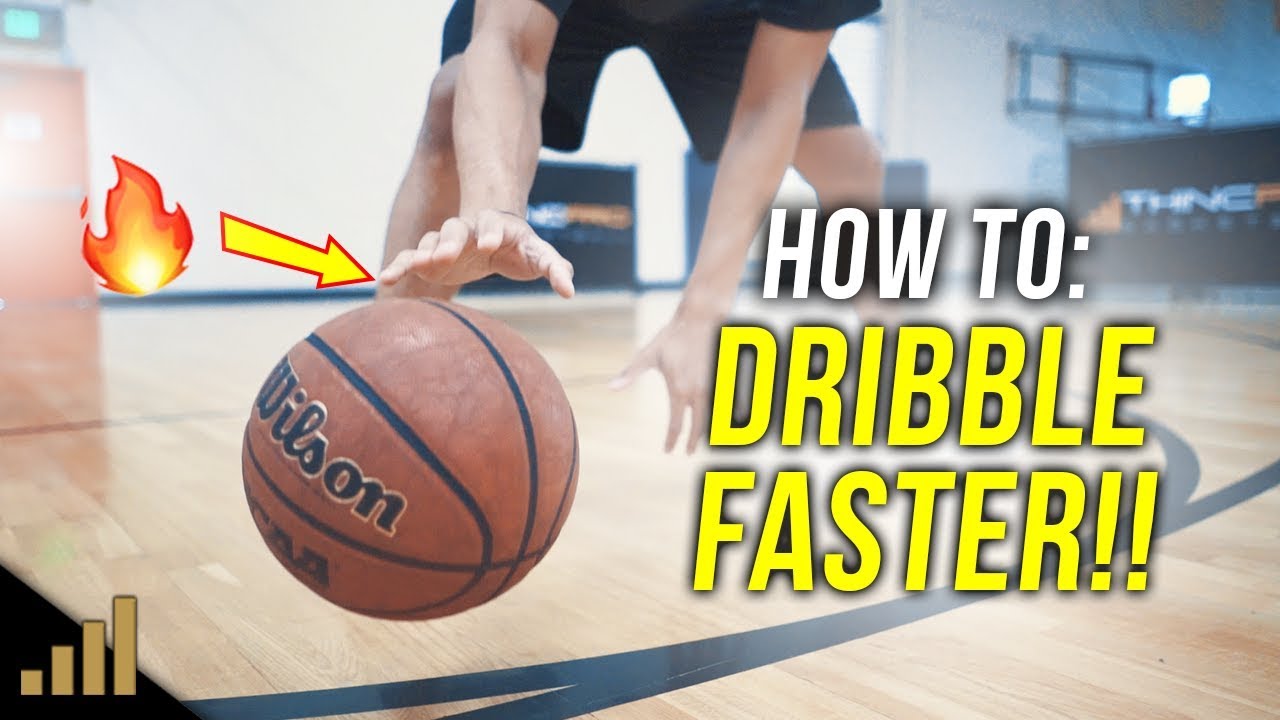 How to: Dribble a Basketball FASTER! 3 Finger Tip Dribbling Drills for NASTY HANDLES