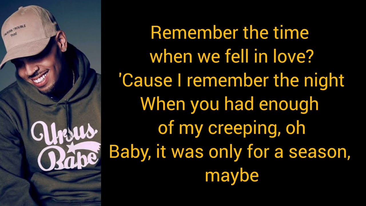 Chris brown - Even (lyrics)
