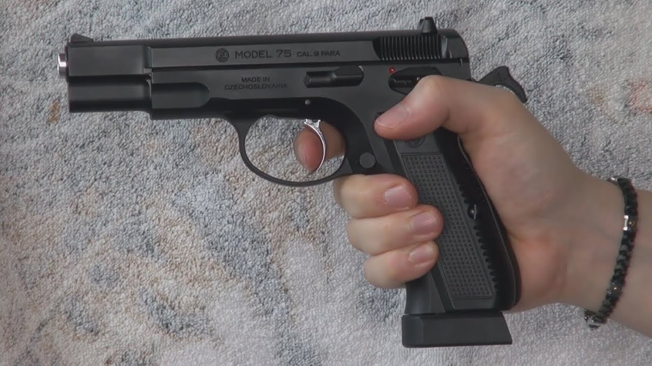 (Airsoft) CZ75 KJW (KP-09) (with markings ; CO2 and gas magazine) - KhanSeb