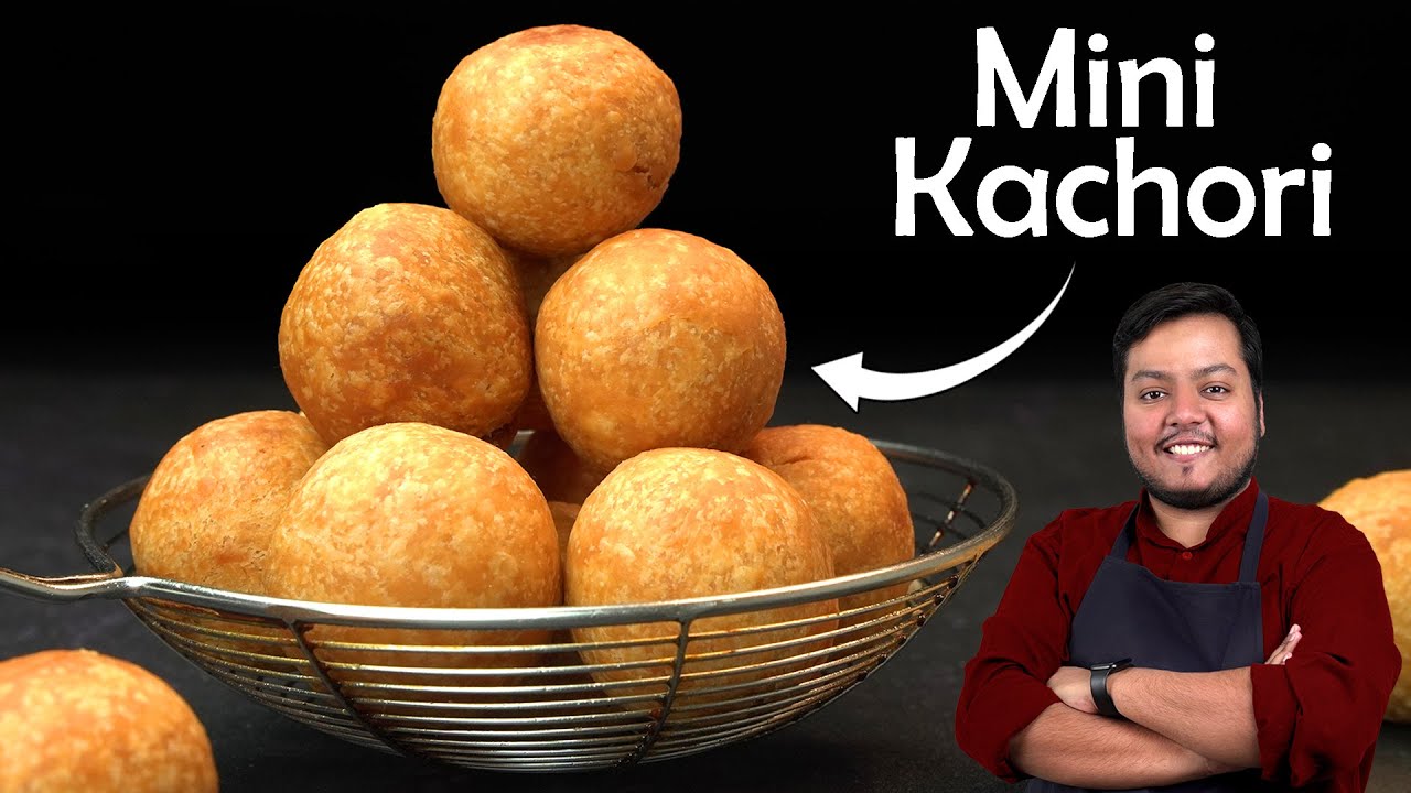 घर पर बनाए एकदम  हलवाई जैसी खस्ता मिनी कचौरी | Mini Dry Kachori | Khasta Kachori | Kachori Recipe