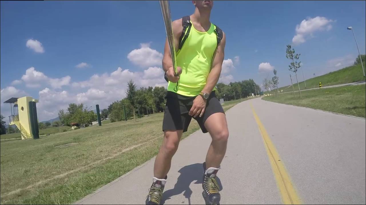 Rolanje na Jarunu (GoPro)